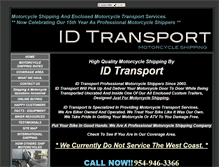 Tablet Screenshot of idtransport.com